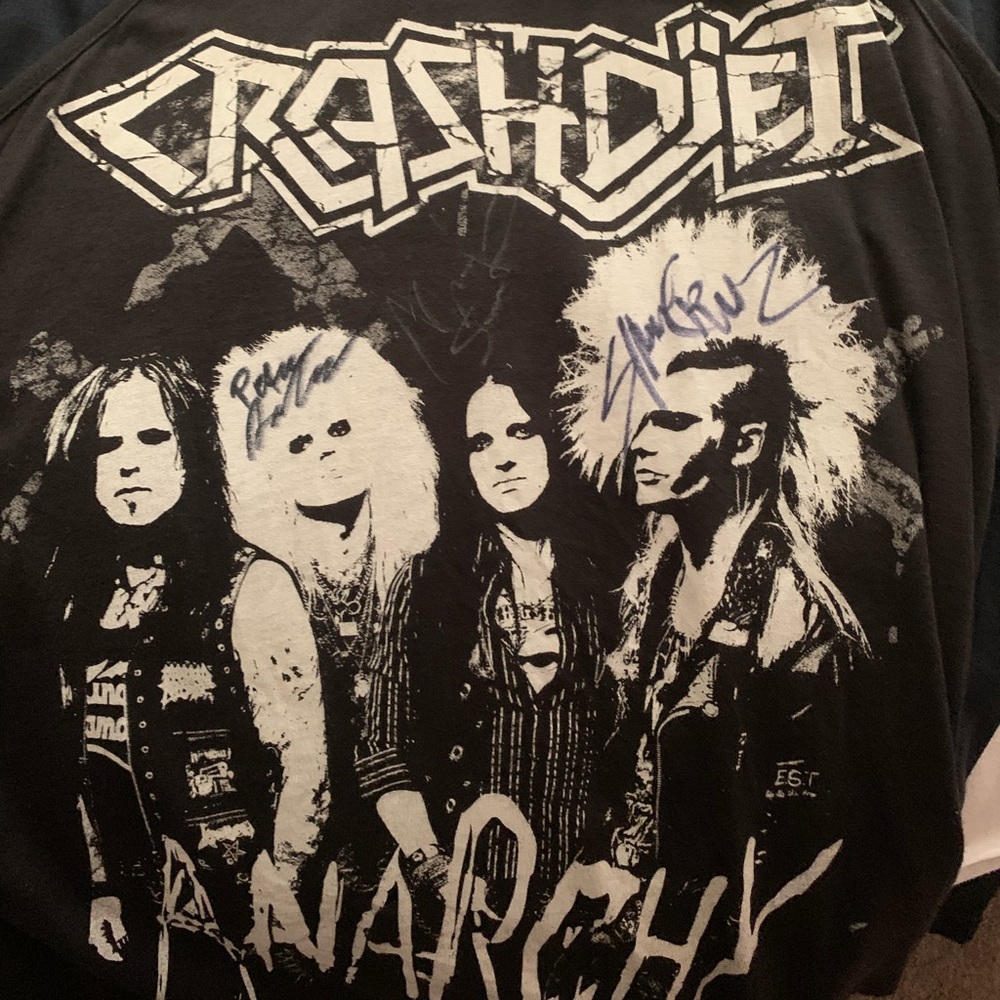 CrashDiet Tank Top Signed